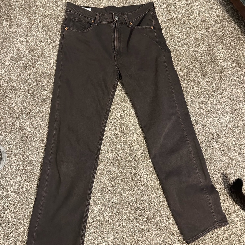 Loose Fit Brown Jeans